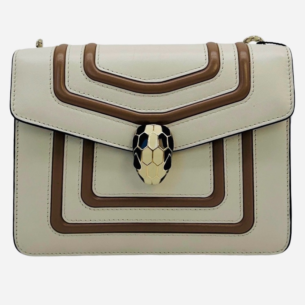 Bvlgari Limited Edition Serpenti Leather Crossbody Bag w/COA